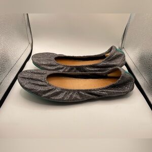 Tieks Gray patent leather Women's Ballet Flats size 9